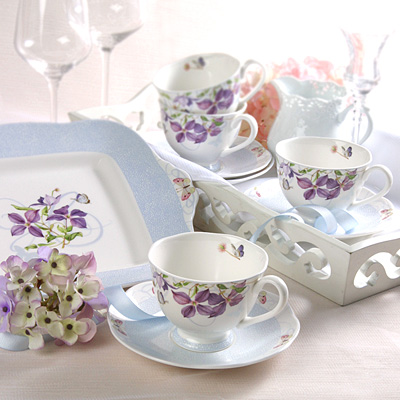 Charlotte Blue Tea Time Set(L)