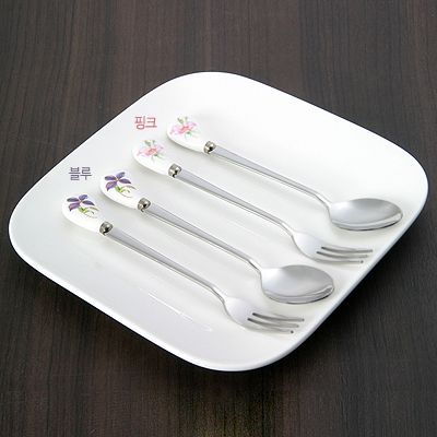 Charlotte Tea Spoon & Fork Set(L)